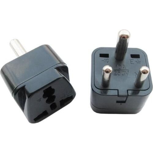Grounded Type D Travel Trip Plug Adapter Adaptor for India Africa Nepal & India, Sri Lanka, Nepal, Namibia Plug TO UK