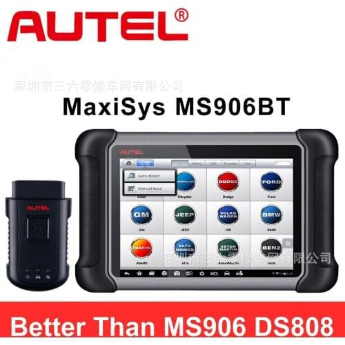 AUTEL MaxiSys MS906BT OBD2 Auto Diagnostic Tool Scanners ECU Coding Bi-Directional Control, OE-leve Diagnostics