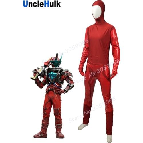 Blood Stark Spandex and Red PU Fabric Cosplay Costume | UncleHulk