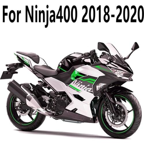 Motorcycle Cowling Blue Red Letter Decals Full Fairing Kits for Kawasaki Ninja 400 Ninja400 2018 2019 2020 Injection Bodywork