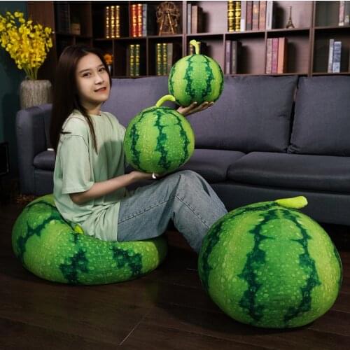 Pillow Watermelon Plush Toys Pillow Simulation Soft Toy for Girl Gift Food Plush Food Pillow Plush Doll Vegetables Kawaii Plush