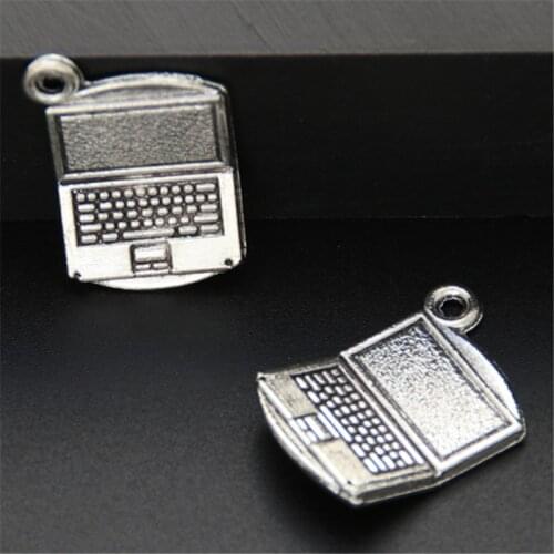 15pcs Silver Color Computer Charms 3D charms Pendant For Jewelry Making A576