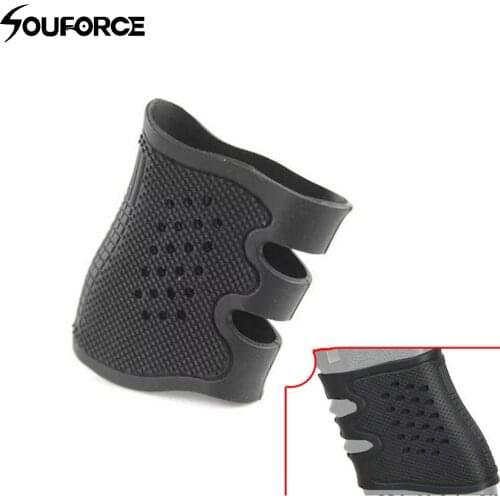 Rubber Pistol Anti Slip Grip Cover for Glock Series USP T12 CZ75 Most Handguns of Gun Accessory for Hunting