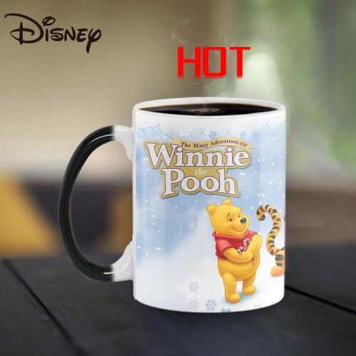 Disney Maker Winnie the Pooh Merry Christmas Color Changing Ceramic Maker Home Large Capacity Coffee Maker Gift Maker Milk Maker
