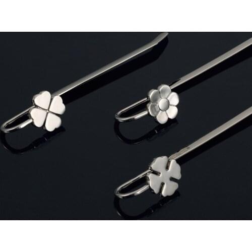 1 Pc Cute Love Heart Flower Metal Bookmark Creative Bookmarks Books Holder School Office Supplies