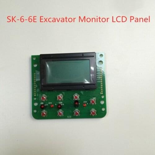 SK200-6E screen SK-6-6E Excavator Monitor LCD Panel/screen display panel/excavator display