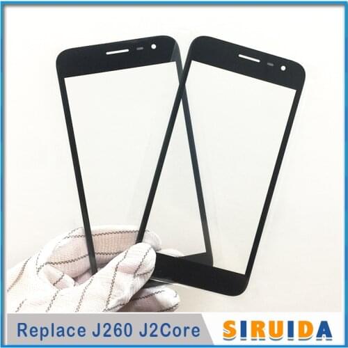 10pcs With OCA Glue Replacement LCD Front Touch Screen Outer Glass Lens For Samsung Galaxy J2 Core J260 J260G J260SM J260G J260F