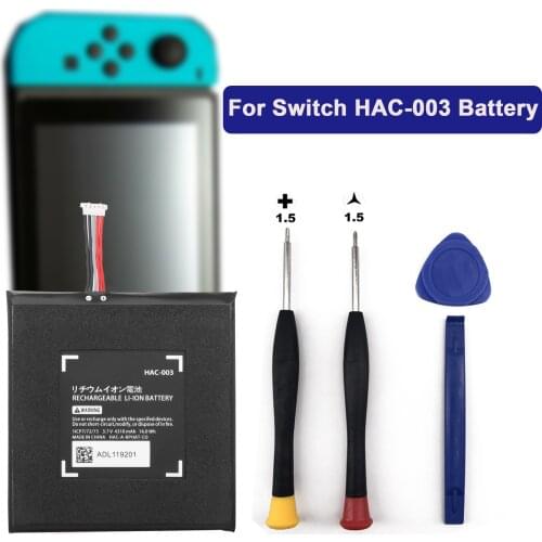 1pc HAC-003 Battery Replacement Charger Battery Repair Part for Nintend Nitendo Switch Console 3.7V 4310mAh Battery