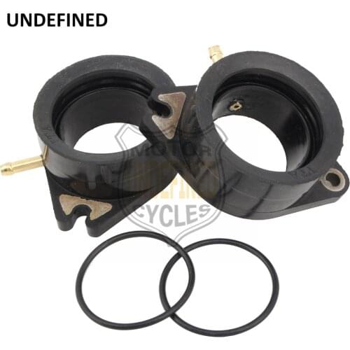 2pcs Motorcycle Carburateur Intake Manifold Interface Carb Joint Boot for Yamaha XV750A XV750D XV750F XV750U XV750H1 Virago