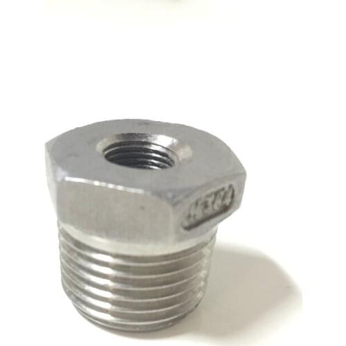 304 stainless steel variable diameter core complement core diameter Inside and outside the wire connector 1/2"BPS to 1/8" BSP