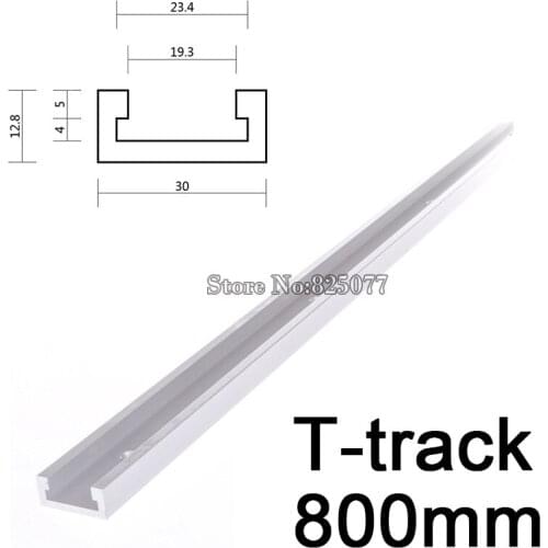 4PCS T-track length 800mm (31.5inch) T-slot Miter Track Jig Fixture Slot For Router Table Band Saw T-tracks KF918