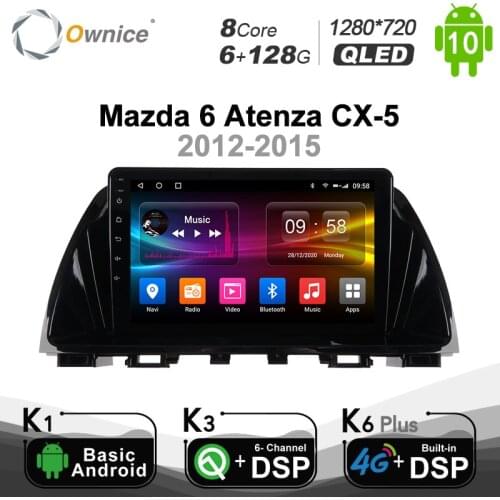6G+128G PX6 Android 10.0 4Gb+64Gb Car Radio 2 Din GPS Navi for Mazda 6 Atenza CX-5 2012-2015 GL GJ 2012 2013 2016 2017 Audio