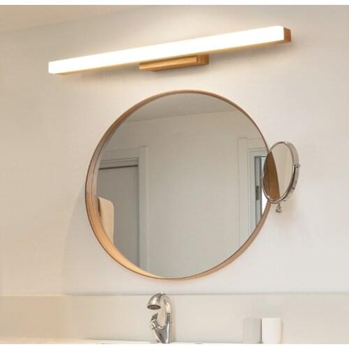 8W/10W/12W LED Log Mirror Headlight Nordic Vanity Lamp Waterproof And Anti-Fog Bathroom Light Mirror Cabinet Light Wall Light