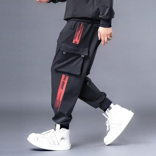 Plus 7XL 6XL 5XL XXXXL mens casual pants loose legged sports pants trendy overalls streetwear men harem pants men jogger men