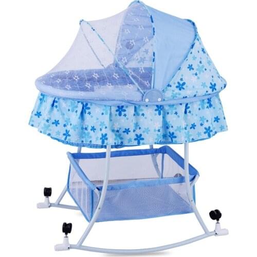Baby Cribs Bedding Mother & Kids Multi-function baby cradle baby nest with netting 80*50*116 CM rocking baby bassinet sale hot
