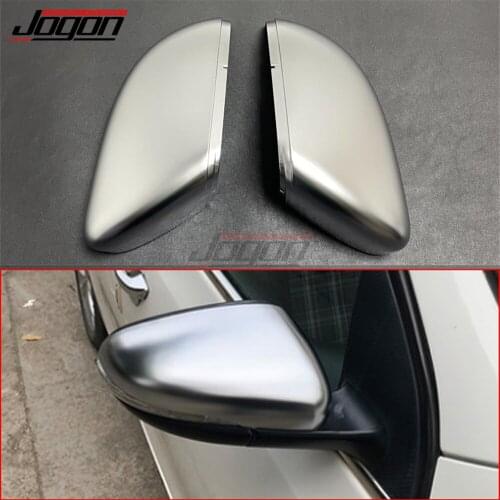 For Volkswagen For VW Golf 6 VI MK6 GTI R20 2010-2013 Matte ABS Chrome Side Rear View Mirror Cover Trim Caps Case Shell Replace