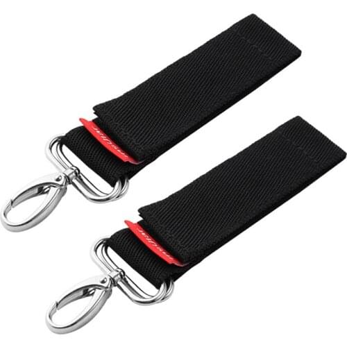 Hot Sale 2 Pairs Baby Stroller Hooks Black Baby Stroller Accessories Car Hanger Hooks Pram Pushchair Buggy Hanging Straps