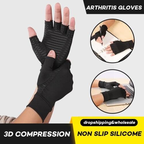 Hand Arthritis Gloves Therapeutic Compression Unisex Circulation Grip Arthritis Gloves Sport Palm Protect Wrist Support