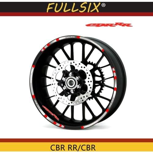 Hot sell High quality Motorcycle Wheel Sticker Decal Reflective Rim Bike Suitable For Honda CBR RR CBR CBR1000 600RR 650R 300R