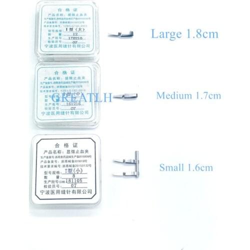 Small blood vessel clip Hemostatic clip arterial venous clip temporary blocking clip experiment closed device