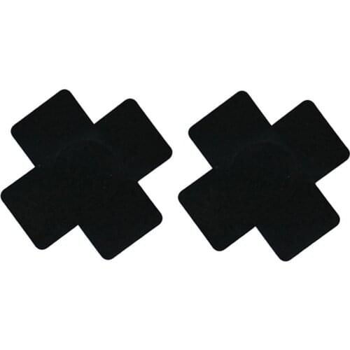 Women Cubre Pezon Self Adhesive Nipple Cover Sexy Breast Sticker Cross Shape Nipples Pasties Disposable Nipple Covers