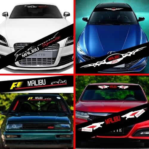 Car Sticker Styling Decoration Decals Car Front Rear Windshield Prevent Sunlight Reflection For Chevrolet Malibu XL Accessories