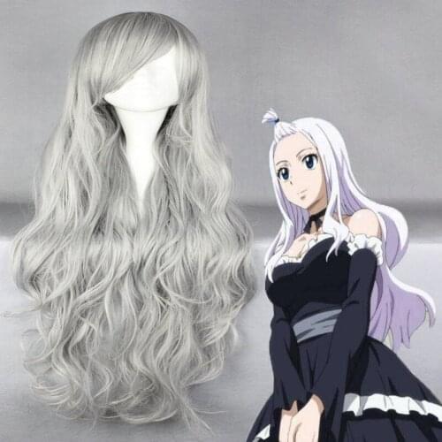 Anime Fairy Tail Cosplay Wig Mirajane Strauss Cosplay Wigs Heat Resistant Synthetic Halloween Carnival Party Hair Wigs