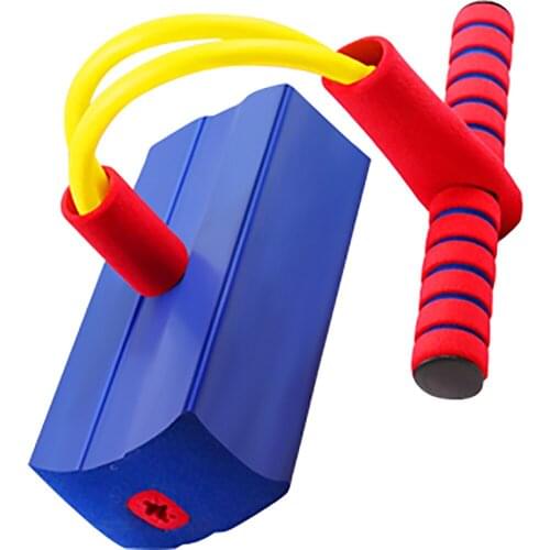 Pogo Jumper Exercise Balance Frog Jumped Stretch Freely Thicken And Widen The Mat High Elastic Tension Band Non-slip Handle