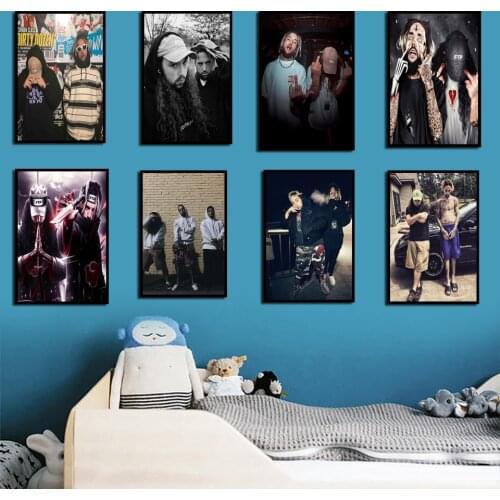 HD Poster Prints New $UICIDEBOY$ Hip Hop Music Rapper Singer Star Canvas Oil Painting Art Wall Pictures For Living Room Home