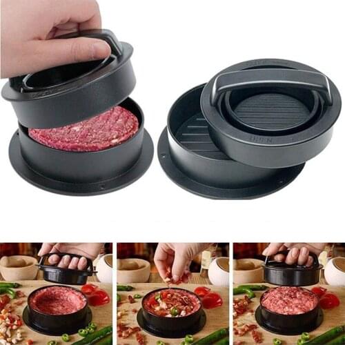 Hamburger Maker Kitchen Round Shape Burger Press Meat Beef Grill Hamburger Press Patty Maker Mold Mould Tools Accessories