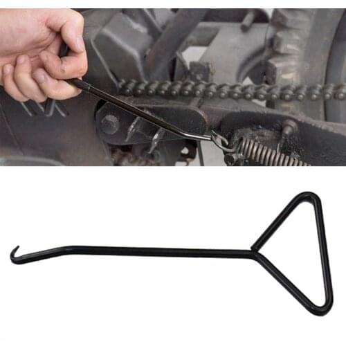 Motorcycle Bicycle T-Handle Spring Hook Exhaust Stand Puller Stainless Steel Tools Motorcycle Accessories Spring Hook