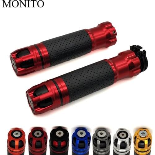 Universal 7/8'' 22MM CNC Motorcycle handle bar Caps Brake Handlebar Grip For Honda PCX 125 150 KAWASAKI Versys 650 KLZ1000 Z400
