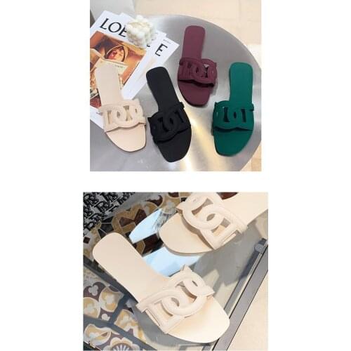 Ladies Brand Women Slipper Elegant Women Slides Shoes Women Summer Outdoor Sandal