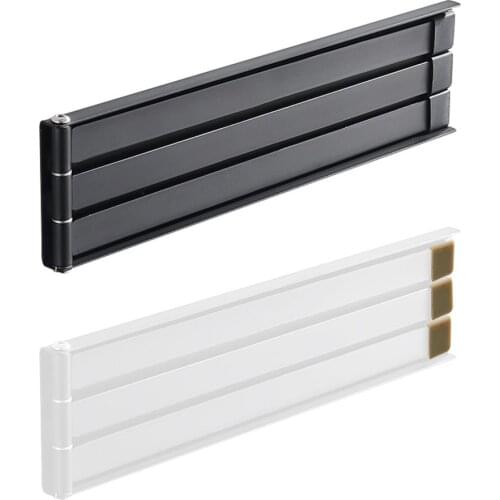 1pcs Wrought Ironl Swivel 3 Swing Arm Towel Holder Bar Rail Hanger Rack Wall Mounted Movable Towel Rod For Bathroom Kitchen