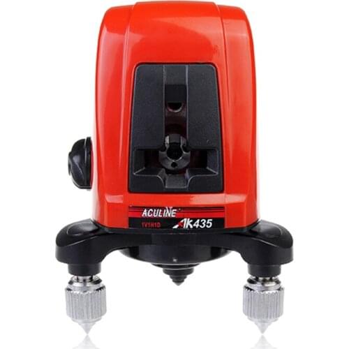 AK435 Mini Portable 3D Self-Leveling Red Laser Level Device 360 Distance Meter for Laser Line Measure as Construction Tools