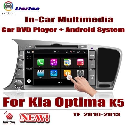 Car DVD Player For Kia Optima K5 (TF) 2010-2013 GPS Navi Navigation Android 8 Core A53 Processor IPS LCD Screen Radio BT SD USB