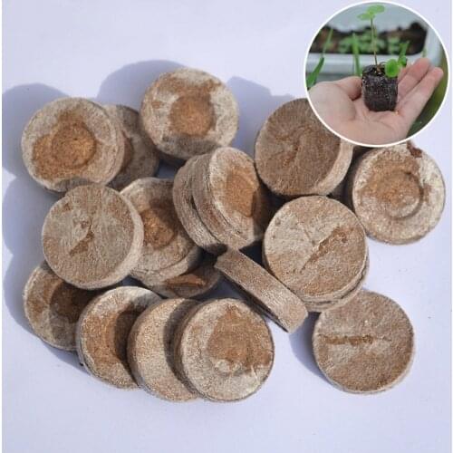 Seedling Soil Block Compressed Block Gardening Tool Potted Plant Seed Nursery Pot Nutritional Soil Peat Pellets
