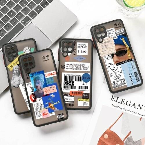 Case For Samsung Galaxy A32 Cases Luxury Hard PC Funda Samsung A52 A72 A12 A51 A71 A31 A41 A21s A42 A 32 Camera Protection Cover