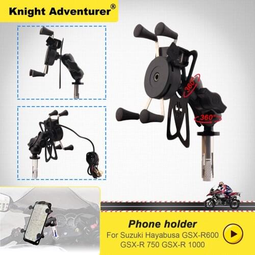 Hot Sell Phone Holder Motorcycle GPS Navigation Bracket For Suzuki Hayabusa GSXR 600/GSXR 750/GSXR 1000 GSXR 600 700 1000