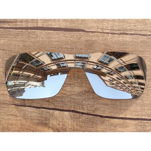 Vonxyz Chrome Mirror Polarized Replacement Lenses for-Oakley Turbine Rotor Frame