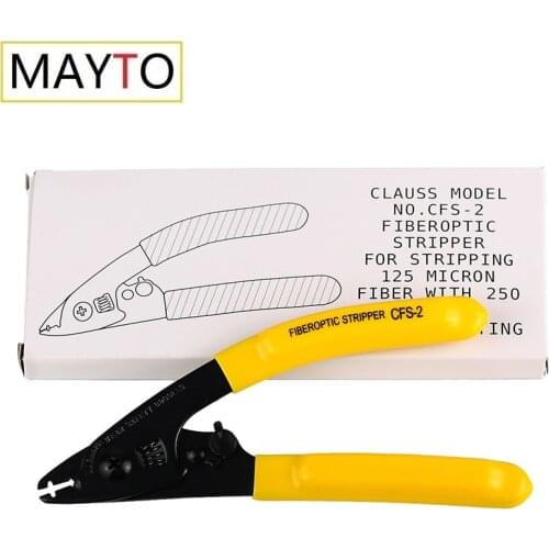 CFS-2 Double-Port Fiber Optical Stripper/ Pliers/ Wire Strippers FTTH Tools Optical Fiber Stripping Pliers