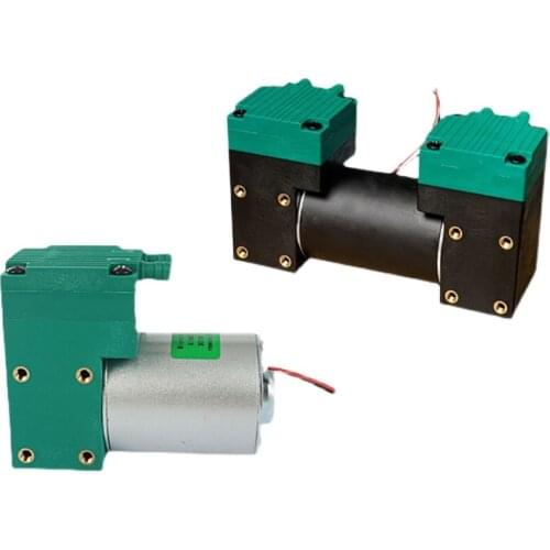 Brush small DC vacuum pump 12v24v220V Positive and negative pressure suction suction pump micro self priming chip pump
