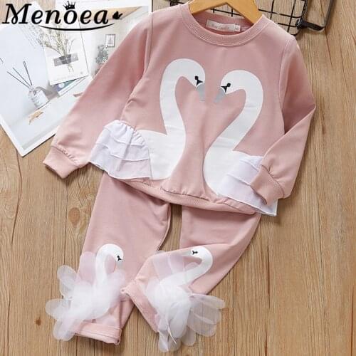Menoea Children Winter Clothing 2020 Toddler Girls Costume Outfit Suit Kids Clothes Suits Tracksuit Girls Autumn Clothing Sets