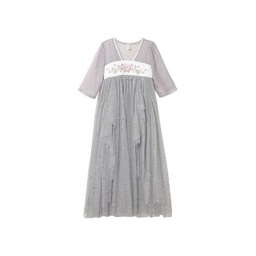 2021 chinese style improved hanfu retro women dress traditional dance costume dynasty princess stage outfits japanese clothes