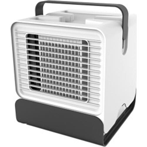 New Mini Air Conditioner USB Air Cooler Humidifier Air Purifier For Home Office Bedroom Cooling Mobile Fan(Black/White)