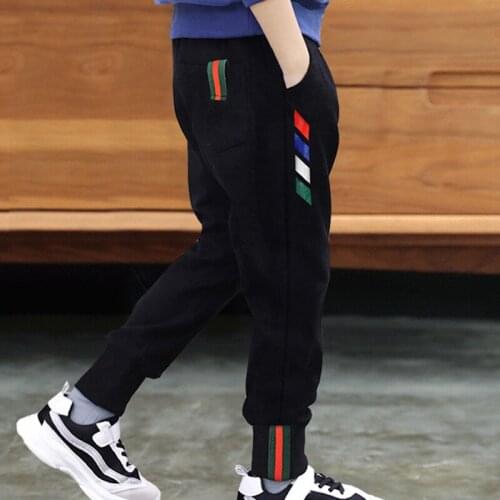 Autumn 2021 Brand Childrens Pants Boys Girls Cargo Pants Trousers For Kids Sports Clothes Terry Sports Jogger Bottoms Clothing