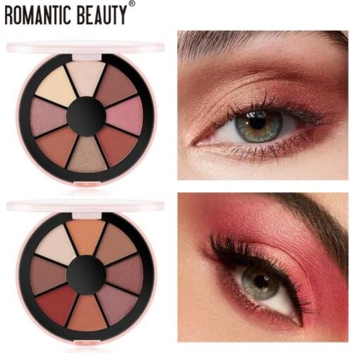 8 Color Eye Shadow Palette Natural Pearly Matte Eye Shadow Waterproof Long-Lasting Highlighter Cream Make Up Cosmetic TSLM1