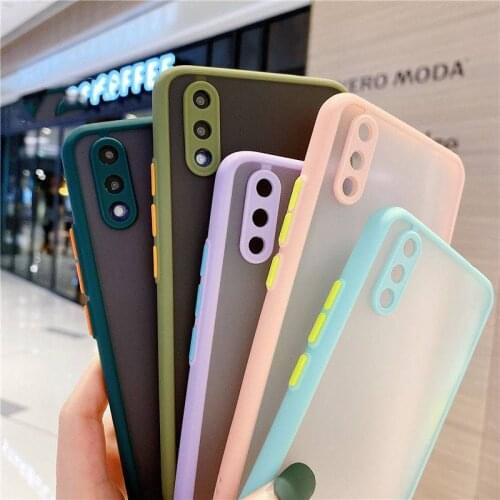 Feel Silicone Frame Case For Huawei P50 P40 lite P20 P30 Pro Plus 4G 5G Y7 Y6 Y9 Prime 2019 Mate 20 30 40 Matte Back Cover