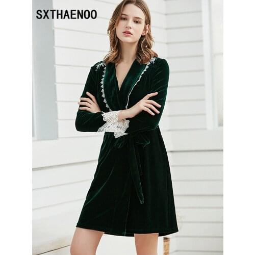 Женские сексуальные халаты SXTHAENOO China At AliExpress
