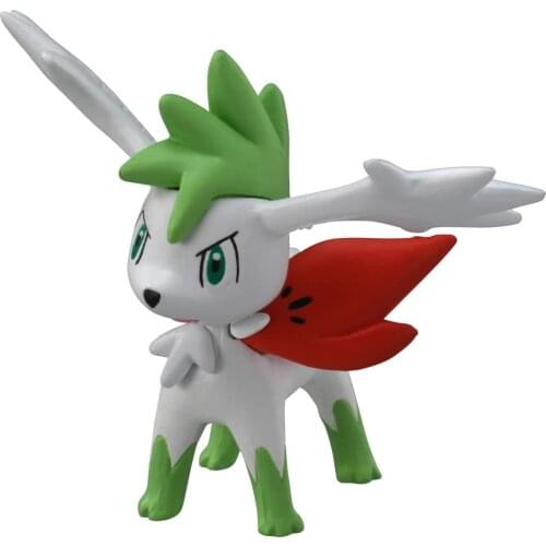 TAKARA TOMY Genuine Pokemon Sword and Shield MS EMC Shaymin Out-of-print Limited Rare Action Figure Model Toys